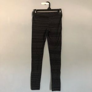 Black/Grey SO Striped Leggings